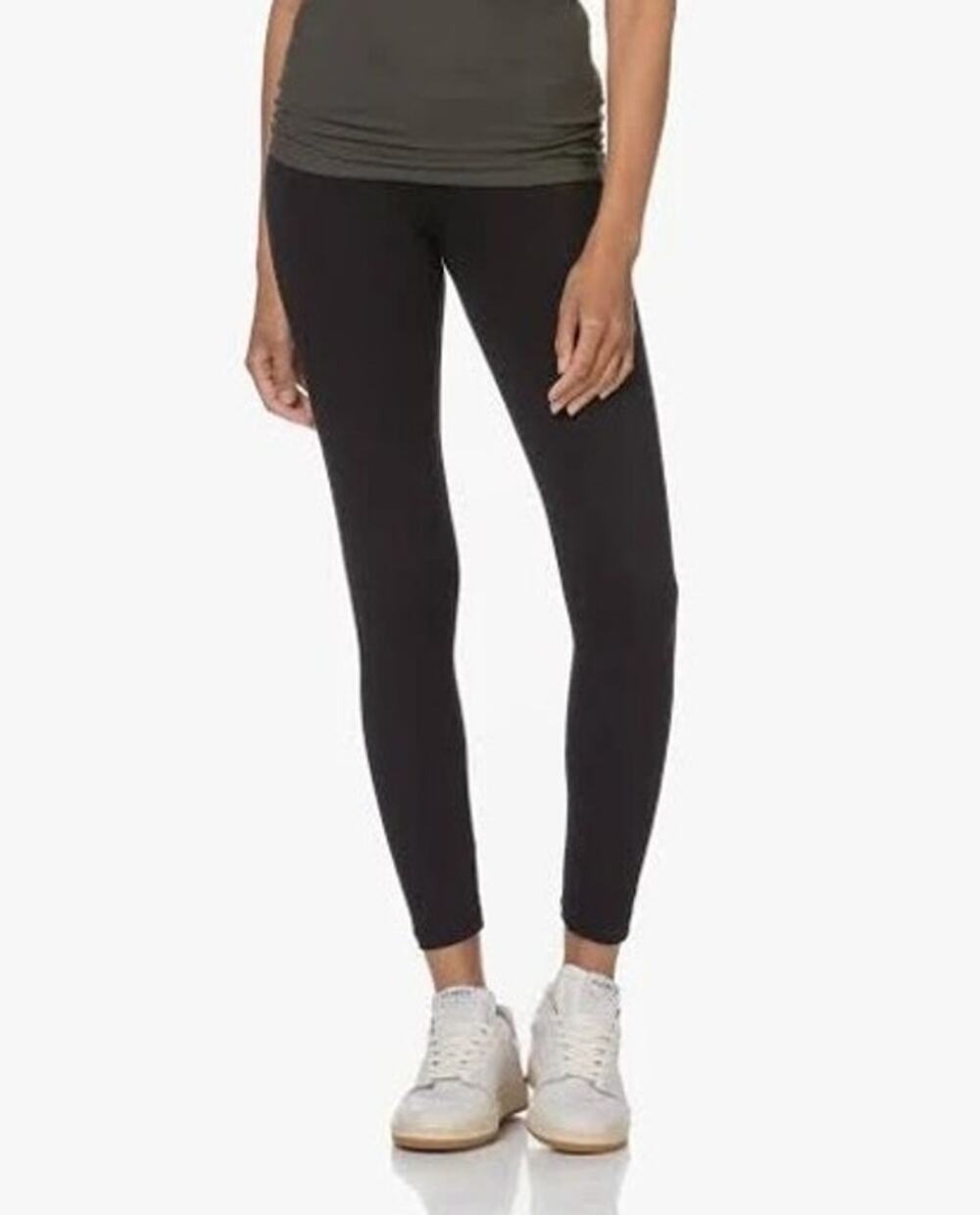 James Perse Stretch Basic Leggings Womens Large Black Minimal Lounge Capsule